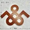 Nueva Flor de Esquina de Techo Estilo Chino Líneas de Madera de Bambú Forma de 7 L Líneas Planas Decoración Sala de Estar Pasillo Líneas de Techo Líneas Decorativas de Techo