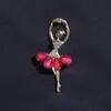 Pingente de Menina Dançarina de Balé de Cristal em Liga Acessórios DIY Capa de Celular Adesivo de Beleza Acessórios com Pingente de Diamante