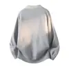 Suéter de estilo marroquí Old Money de dos piezas simuladas con cuello en V, cuello polo de cachemira sintética y diseño de punto texturizado