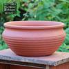 Maceta de terracota transpirable sin esmaltar color rojo buganvilia maceta grande de barro sin esmaltar rosa maceta de cerámica de tubo alto maceta para suculentas y pilas viejas