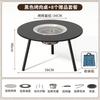 Mesa para Preparar Té para Uso en Interiores en Casa con Juego Completo de Utensilios, Estufa de Invierno para Patio, Mesa para Picnic al Aire Libre, Camping y Barbacoa