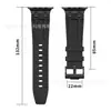 Pulseira para Apple Watch é Adequada para Pulseira de Relógio Applewatch, Pulseira de Relógio de Borracha Fluorada FKM, Pulseira de Pulso Tecida para Iwatchs12