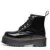 Botas de motocicleta Airpeden 1460 femininas com 6 furos e contas de couro duro para casais 101 botas curtas masculinas e femininas de couro com bico redondo tamanho grande