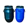 Barril de Aro de Hierro de 30L Barril de Empaque Giratorio de 30L con Tapa Cilíndrico para Pintura, Enzima, Agua Helada, Engrosado con Aro de Brida