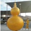 Escultura de Calabaza Dorada de Fibra de Vidrio, Calabaza Tesoro para Evento de Inauguración de Hotel Club, Adornos Decorativos, Presentación Creativa