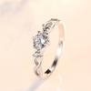 Anillo de Pareja Alianza Flor de Durazno Diez Millas Moda Coreana Popular Joyería de Mano Anillo Anillo Abierto para Mujer Lote Transfronterizo