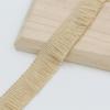 Franja de Poliéster Colorida Oeko-Tex de 2,5cm Guarnição de Renda Larga para Brincos, Roupas, Decoração de Almofadas, Renda de Borla
