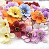 Mori Flor Artificial Cabeça de Crisântemo DIY Sala de Estar Decoração Interna e Externa Flor Artificial Flor de Seda Material Atacado