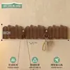 Colgador de Ropa de Pared con Forma de Tecla de Piano Perchero de Madera Maciza para Recibidor Colgador de Ropa Sencillo de Alta Calidad Estante de Almacenamiento para Ropa