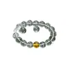 """Cuenco del Tesoro""" Cristal Blanco Natural Huangtashan Huang Asei Pulsera de Cristal de 10 mm como Regalo para Mejores Amigas y Novias