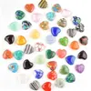 Suministro Transfronterizo de Cristal Rosa: Adorno de Cristal Rosa con Forma de Corazón de Amatista de 20 mm, Joyería de Cristal de Gema de Amatista Natural