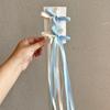 Paquete de 2 ~ Pasador de lazo de estilo ballet francés para el cabello de verano para mujer, clip para flequillo lateral dulce, lazo para el cabello