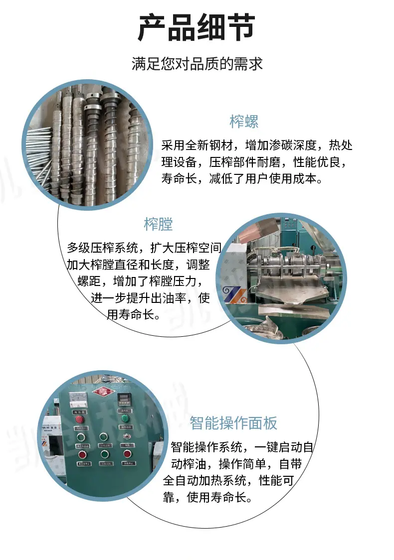 100型螺旋榨油机