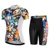 2022 nuevo color degradado verano transpirable ropa de ciclismo traje de manga corta equipo para bicicleta de carretera bicicleta de montaña