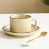 Caneca de Café Transfronteiriça Personalizada Azul Klein Fosco Xícara Pires Caneca logo Caneca de Cerâmica Presente Acompanhante ins Criativo