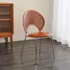 Silla con Carcasa de Madera Maciza Nórdica Silla de Comedor Silla con Respaldo Silla de Celebridad de Internet Silla Retro Francesa de Mediados de Siglo Silla Sencilla de Comedor Silla para Maquillaje