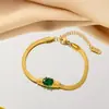 Pulsera Nueva de Moda de Acero de Titanio para Viajeros para Mujer, Joyería de Mano de Lujo Ligero, Pulseras Coreanas de Alta Gama para Parejas, Colección de Pulseras para Mujer
