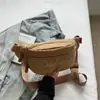 Bolsa Pequena Casual de Lona Estilosa para Mulheres Nova Tendência Primavera 2026 Bolsa Transversal Bolsa de Peito Esportiva Bolsa de Pano Bolsa de Cintura Feminina