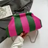 Nueva Bolsa Nube 2026 para Mujer, Bolso de Mano Tejido, Diseño Simple de Rayas, Elegante y Atractivo, Bolso de Playa de Moda para Mujer
