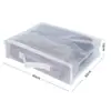 Bolsa de Almacenamiento Transparente Uso en Dormitorio y Hogar Bolsa a Prueba de Humedad para Almacenamiento y Organización de Ropa Debajo de la Cama Organizador de Bolsas para Ropa y Edredones