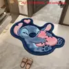 Tapete de Banheiro Espesso Absorvente Estilo Ponto Cruz Falso Caxemira Desenho Animado Fofo Tapete de Porta de Banheiro Temu Dropshipping