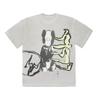 Scott Travis Scott nome conjunto hambúrguer batatas fritas rap hip hop estilo hip hop europeu e americano marca de moda T-shirt