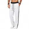 Pantalones Deportivos de Terciopelo para Hombre Otoño Invierno 2026 Tejido Grueso Raya Lateral Rectos Casuales