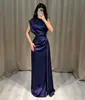 2026 Amazon Site Independente Transfronteiriço Novo Vestido Redondo de Cetim com Pregas na Cintura, Longo Elegante