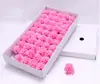 Directo de fábrica flor artificial flor de jabón cabeza de flor de clavel suministros de embalaje para regalo del día del maestro ramo del día de la madre