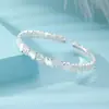 Pulsera Auspiciosa de Plata Pura para Mujer, Plata de Ley 9999, Nuevo Estilo Chino Pulsera de Calabaza de Plata Brillante Hielo Triturado, Regalo Versátil