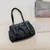 Bolsa de hombro cruzada de encaje plisado coreano tipo nube para mujer 2026 Nueva Pequeña de nicho Dulce Gran capacidad Bolso de hombro