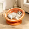 Ninho de Verão para Gatos Arranhador Integrado de Sisal Resistente a Arranhões Grande Redondo