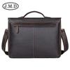 Jiameda Retro Casual Pasta de Couro Bolsa Masculina de Negócios Fábrica Atacado Bolsa de Ombro Bolsa de Computador