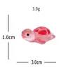 Popular en Tiktok Mini Tortuga que Brilla en la Oscuridad Decoración para Acuario de Micro-Paisaje Adorno Pequeño Tortuga Marina de Colores Accesorios de Decoración DIY