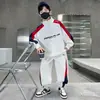 Ropa para Niños Ropa de Otoño para Niños Conjunto con Sudadera 2026 Nuevo Estilo Primavera y Otoño Niños Grandes Deportes Otoño Conjunto de Dos Piezas para Niños Moderno