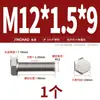 Tornillo Hexagonal Externo de Rosca Fina de Acero Inoxidable 304 M6M8M10M12M14M16M18M20*1/1.25/1.5