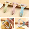 Cuchillo de cerámica para frutas para el hogar, pelador de manzanas multifuncional, pelador de frutas, raspador de piel de patata