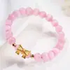 Pulseira Princesa em Fuga Laço Tecido à Mão Estilo Joker Simples para Namorada