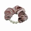 Estilo coreano plata princesa viento terciopelo cuentas anillo para el cabello de intestino grueso sensación de bola baja cuerda para el cabello temperamento cuerda para el cabello accesorios para el cabello