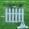 Valla de Plástico para Exteriores Valla de PVC Jardín Exterior Interior Macizo de Flores Valla de Patio Guardarraíl de Guardería Escuela Paquete