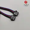 Conector Hembra y Macho para Cable de Terminal SM 2.54 Enchufe LED Tira de Luz RGB Cuatro Cables Paralelos Acoplamiento Conector de Aviación Acoplamiento Aéreo