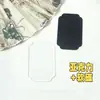 Material para Imán de Refrigerador DIY Cuadrado Acrílico Transparente Cuadrado Placa Acrílica Cuadrada Procesamiento de Parche Cuadrado