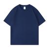 Camiseta Cilíndrica para Hombre Estilo Americano de Peso Pesado, Algodón Puro 230g, Corte Holgado Base, Marca de Moda, Verano