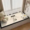 Esterilla para Mirador, Universal para Todas las Estaciones, Lujo Ligero, Gama Alta, Resistente a Manchas, Fácil Cuidado, Esterilla Antideslizante, Alfombra de Terciopelo de Cristal Fresca y Recortable