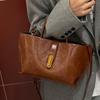 Bolsas para Mujer, Bolsas de Mujer Modernas y Sencillas, Bolsas de Moda de Invierno para Mujer, Cubos Versátiles Portátiles de un Solo Hombro Estilo Coreano Nuevos