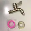 Grifo de 6 Puntos de Acero Inoxidable 304, Grifo Engrosado, Llave de Lavadora de 4 Puntos, Entrada de Agua de 6 Puntos