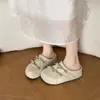 Zapatillas con Diadema de Lazo Estilo Dulce para Mujer 2026 Otoño/Invierno Suela Gruesa Slip-on Forro de Felpa Antideslizantes para Exteriores