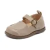 Nuevos Zapatos de Cuero para Niños Primavera 2023 Estilo Coreano Zapatos de Interior para Jardín de Infancia Estilo Academia Zapatos para Bebé Venta al por Mayor