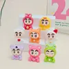 Animal de Tamanho Médio Shin-Chan Acessórios de Resina DIY Enfeites para Micro Paisagismo Sacola Surpresa Chaveiro Pingente