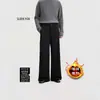 Pantalones de Microcampana para Hombre Primavera/Verano Nuevos Pantalones de Pierna Ancha para Hombre Pantalones Casual de Negocios Versátiles Caídos Resistentes a las Arrugas de Pierna Recta para Hombre